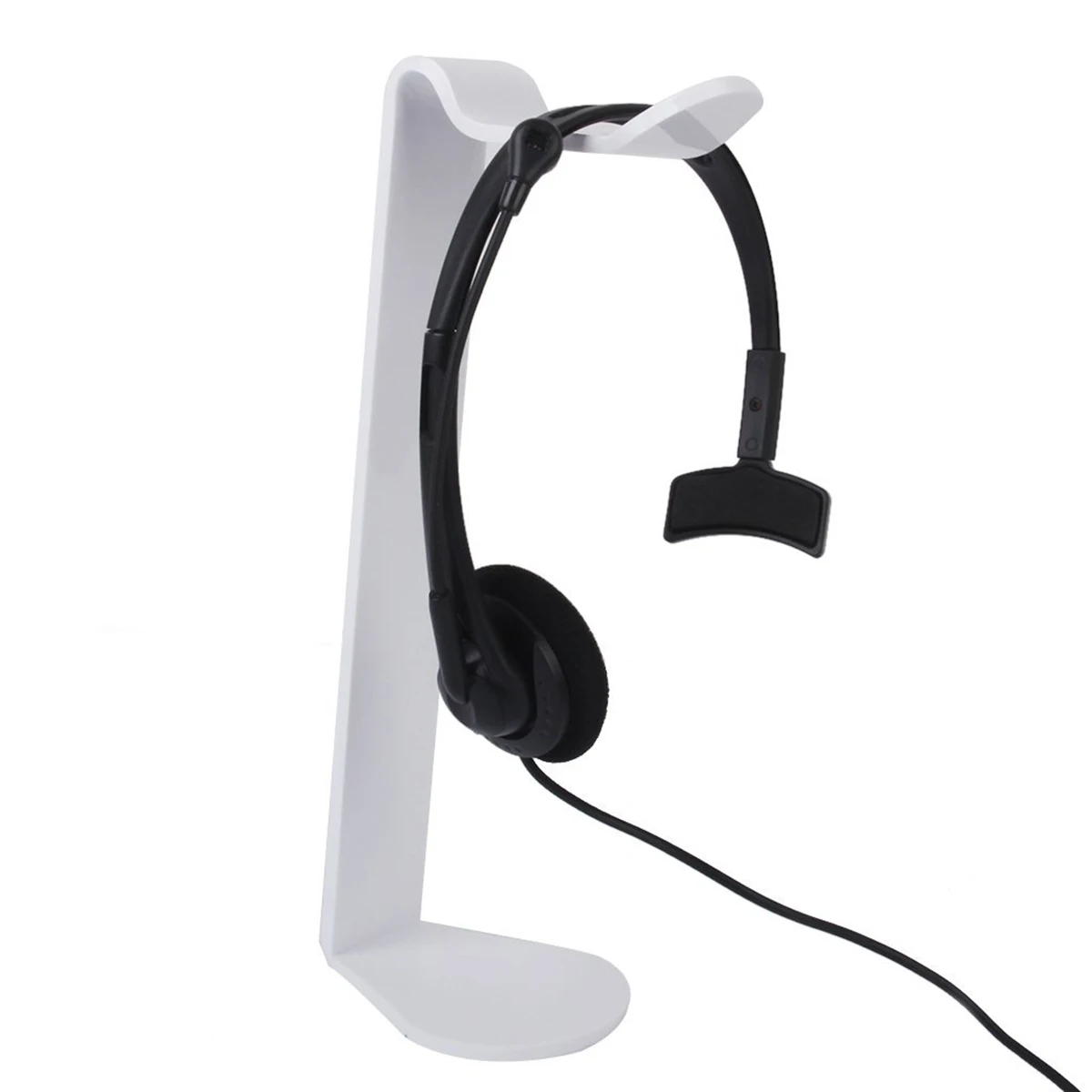 

Acrylic Headphone Display Stand Translucent 25cm 10x4cm Top 85x7cm Bottom Gamer Universal Headset Hanger Figurines Model Home