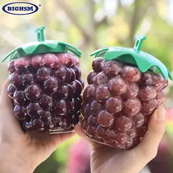 1Pcs Summer Cute Grape Water Bottle Milk Coffee Straw Cup For Home Waterbottle Hawaii Tropical Party Decoration