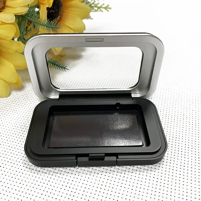 1 PCS Black Magnetic Needle Suction Box Frosted Needle Suction Box Storage Embroidery Needle and Thread Box Tool Accessories