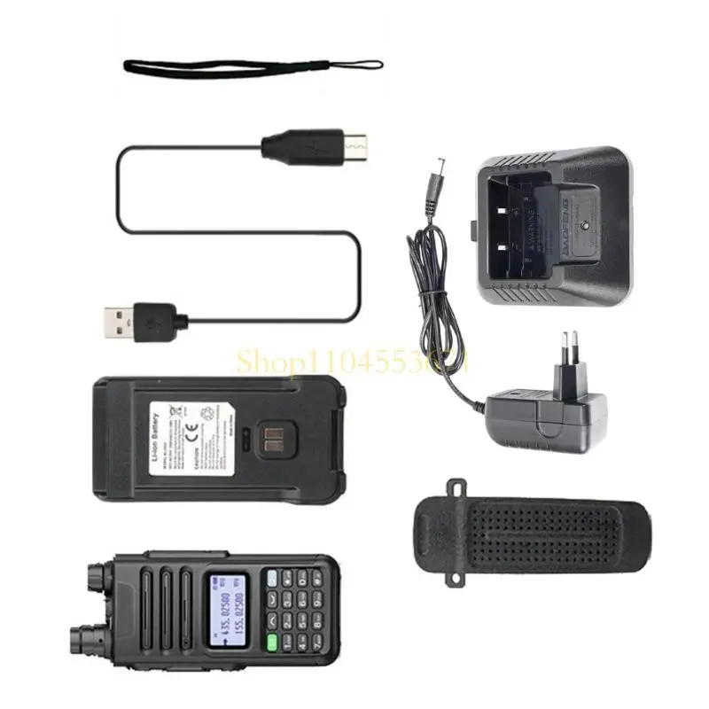 Best Seller Double Frequency Two Way Radio Type C Rechargeable Communication Device with Complete Accessories Package for UV13