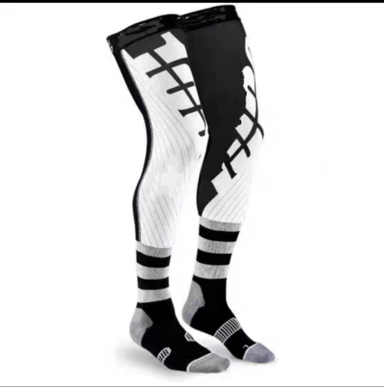 2025 New  MX MTB ATV Cycling Socks, High Elasticity with Anti-slip Strips, Off-road Motorcycle Long Calf Socks, Wear-resis