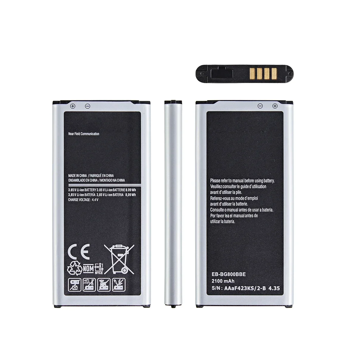 Brand New EB-BG800BBE EB-BG800CBE 2100mAh Battery For Samsung GALAXY S5 mini S5MINI SM-G800F G870A G870W Mobile Phone