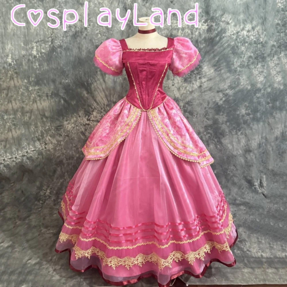 

Sister Princess Dress Cosplay Red Women Fashion Dress Costume Custom Made Ball Gown Party Dress Halloween Christmas Suit Fancy