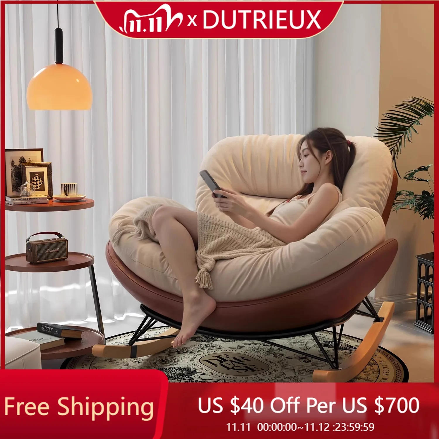 

Уникальные кресла-качалки для гостиной, спальни, ленивого отдыха, современные стулья для чтения, гостиной, гостиной Fauteuil, модная мебель