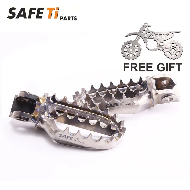 

For KTM 790 ADV NEW Husqvarna GAS GAS Titanium Alloy Footpegs Motocross Dirt Bike Front Footrest