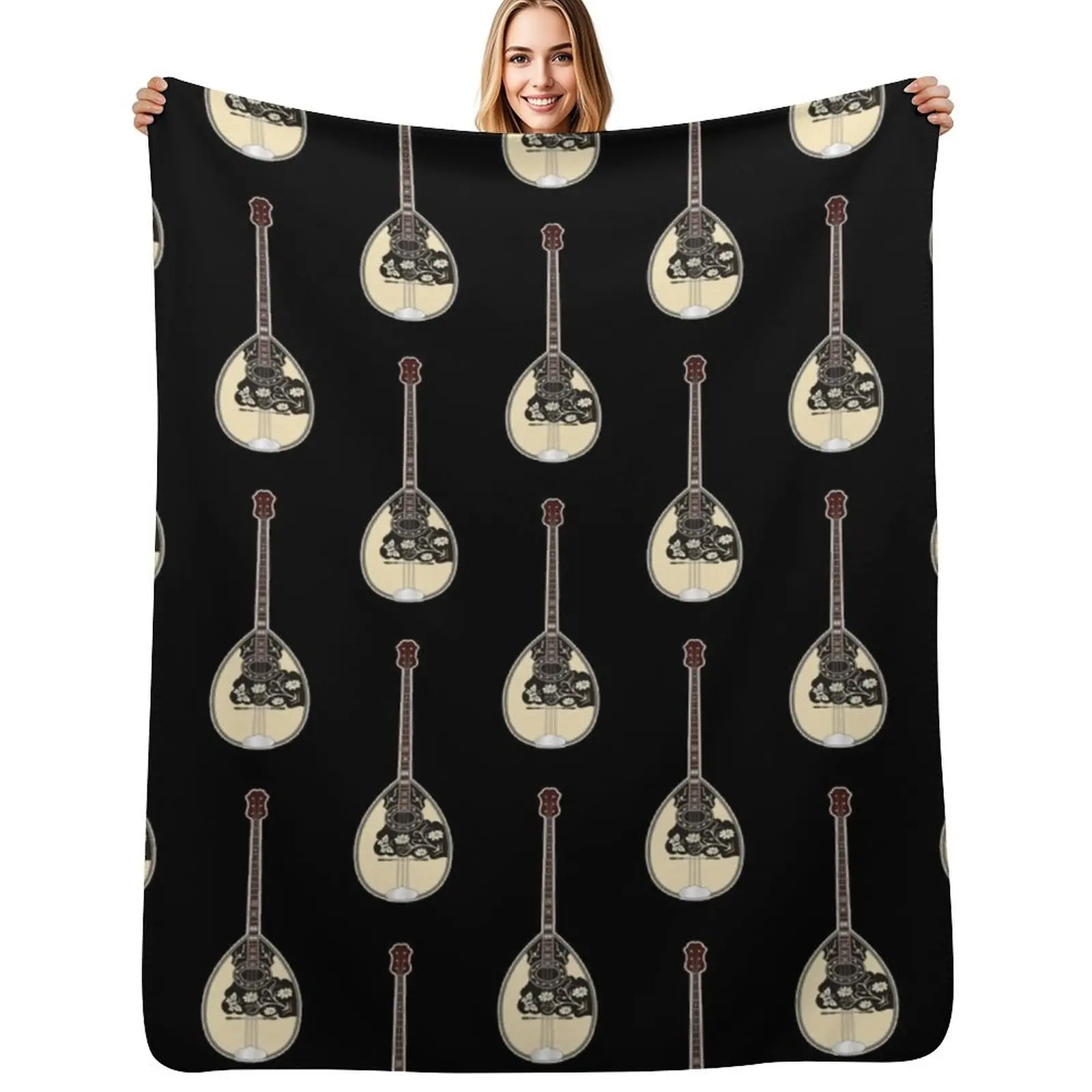 

Bouzouki Throw Blanket Kid'S Summer Beddings Heavy Summer Blankets