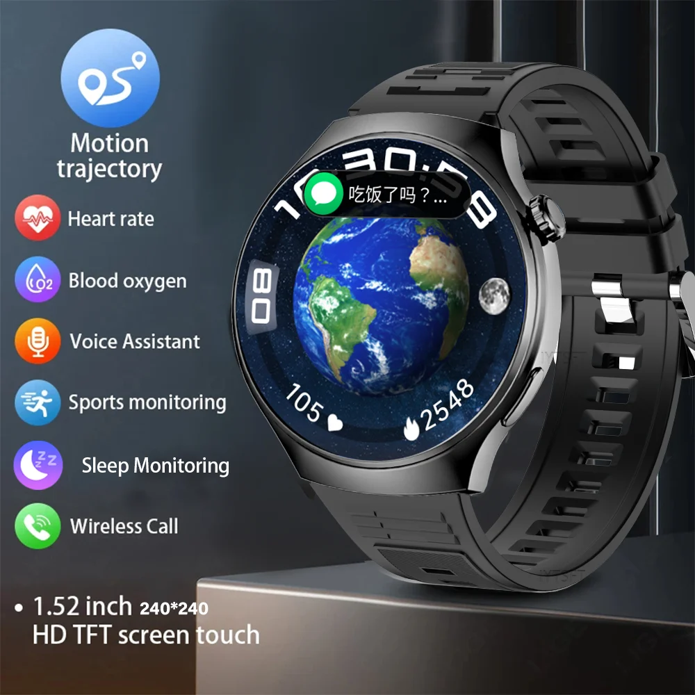 

LAXASFIT 2025 Новые Смарт Часы Мужские 366*366 HD Экран Bluetooth Говорящие Смарт Часы Трекер Монитор Сердечного ритма Спортивные Смарт Часы