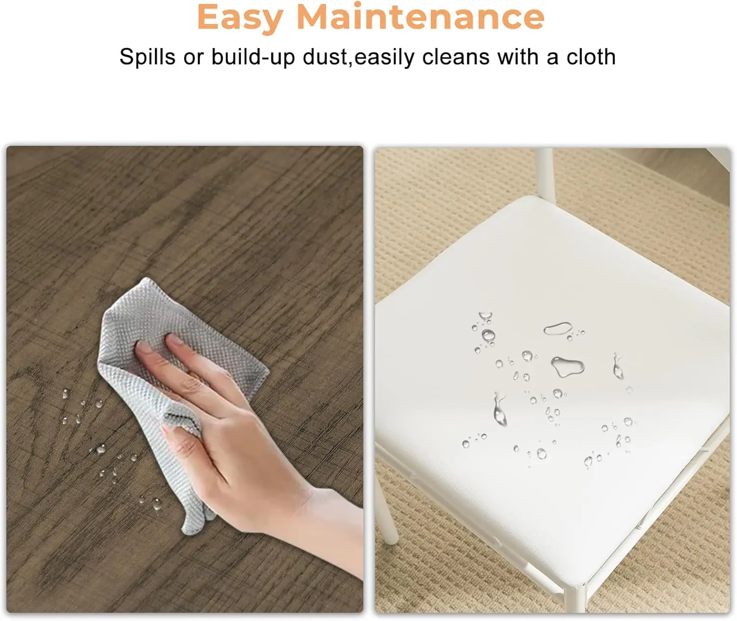 Vingli 3 Piece Round Dining Set,29.5"" Small Dining Table Set For 2,Round Kitchen Table With 2 Chairs Set For Small