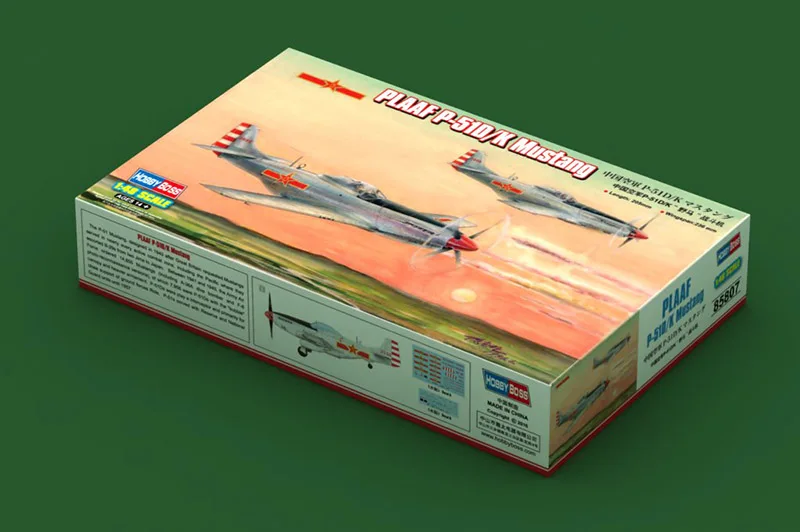 Hobby Boss 85807 1/48 китайский истребитель PLAAF P-51D-K Mustang Warcraft комплект самолета TH06033-SMT6