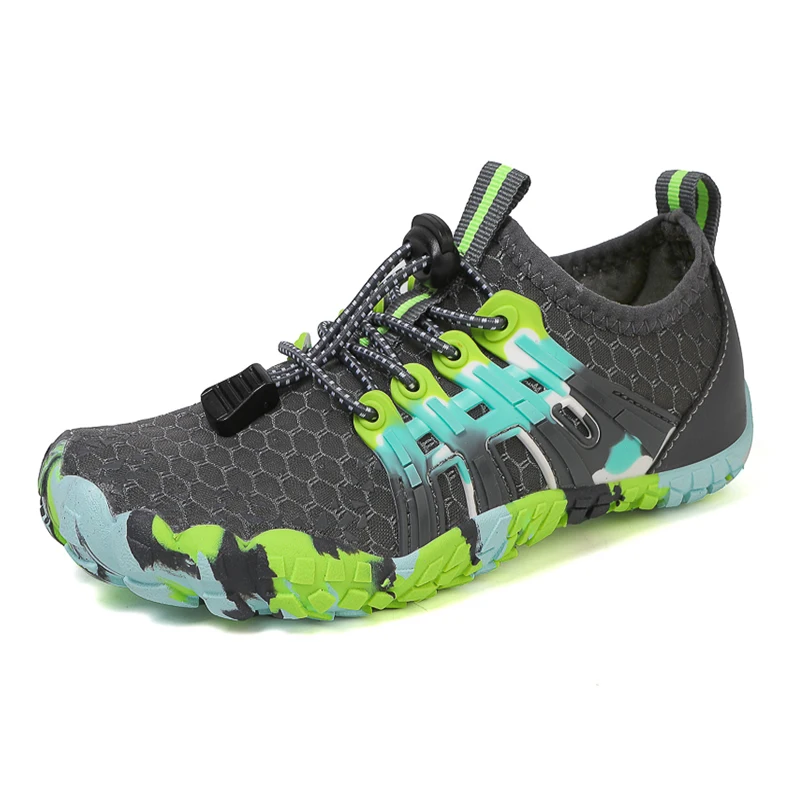 Nuevos zapatos de agua de 12 colores para niños, zapatillas de playa de verano con cinco dedos descalzos para nadar, zapatillas de deporte de secado rápido para niños en la playa y el río