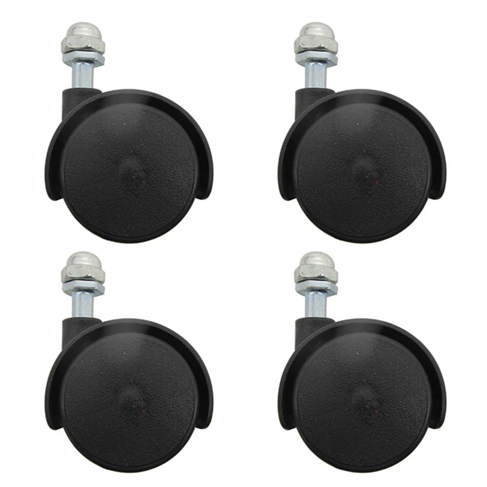 4PCS Casters Heater Wheels Electric Oil Heater Threaded Stem Rotatable Caster Furniture Swivel Caster Platform Trolley Accessory