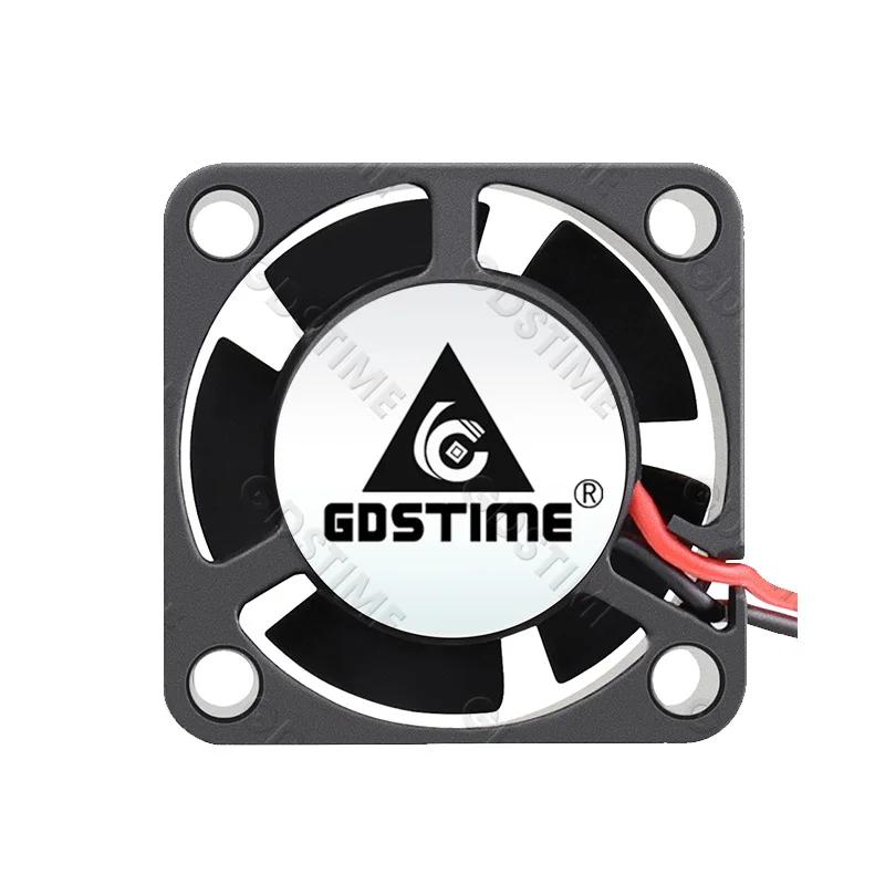 Wentylator chłodzący Gdstime 2510 DC 24V 12V CPU Cooler 5V 2PIN Mini wentylator kulowy 25mm do drukarki 3D 25x25x10mm Olejowy mini wentylator — zdjęcie produktu 2