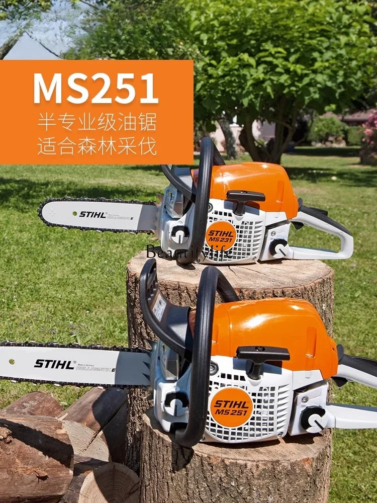 High-Power Logging Easy Start Chain Saw Household Gasoline