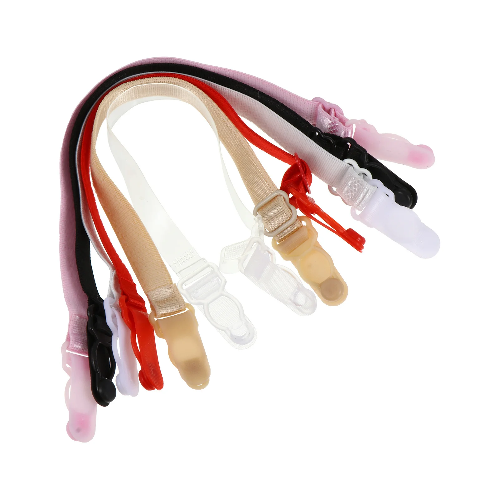 Support de sangle de soutien-gorge à boucle antidérapante, 6 pièces, combinaisons multicolores confortables et réglables pour le sport et l'exercice des femmes