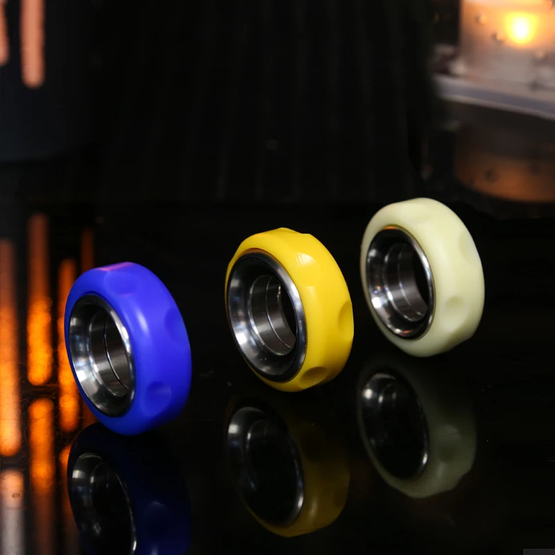 Anneau à cliquet mécanique pour fromage, jouets EDC anti-Stress, Spinner à main, jouet de bureau, cadeaux pour adultes