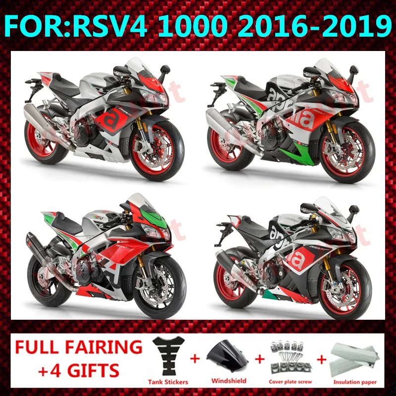 For Aprilia RSV4 RS1000 RS V4 RS 1000 2016 2017 2018 2019 Motorcycle Accessories Whole New Fairings Kits Injection Bodywork zxmt