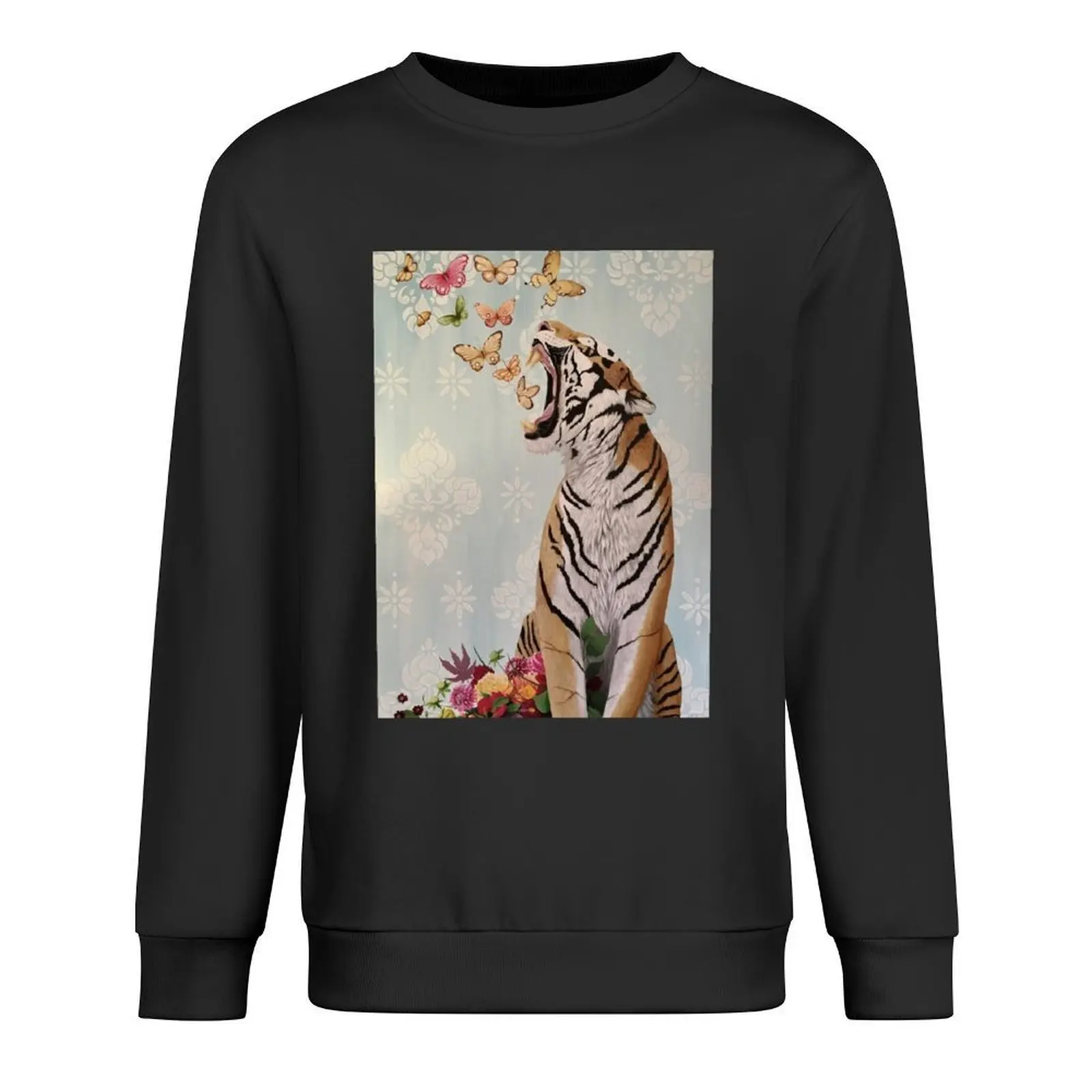 Beautiful Tiger Pullover blouse korean clothes tracksuits winter clothes hooded sweatshirts