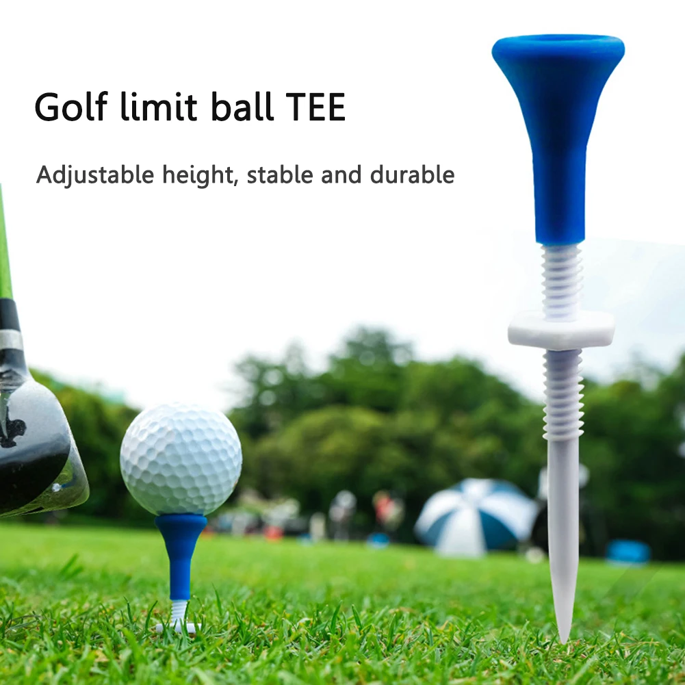 5개/박스 트레이닝 볼 스탠드 티 높이 조절 가능 볼 홀더 스탠드 86mm 길이 야외 스포츠 액세서리 골퍼 연습용