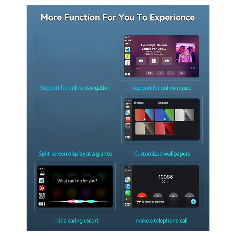 T24C Neue Mini Wireless Carplay Android Auto Wireless Adapter Smart 2In1 Box Für Hyundai Benz Ford Lincoln Volvo Auto