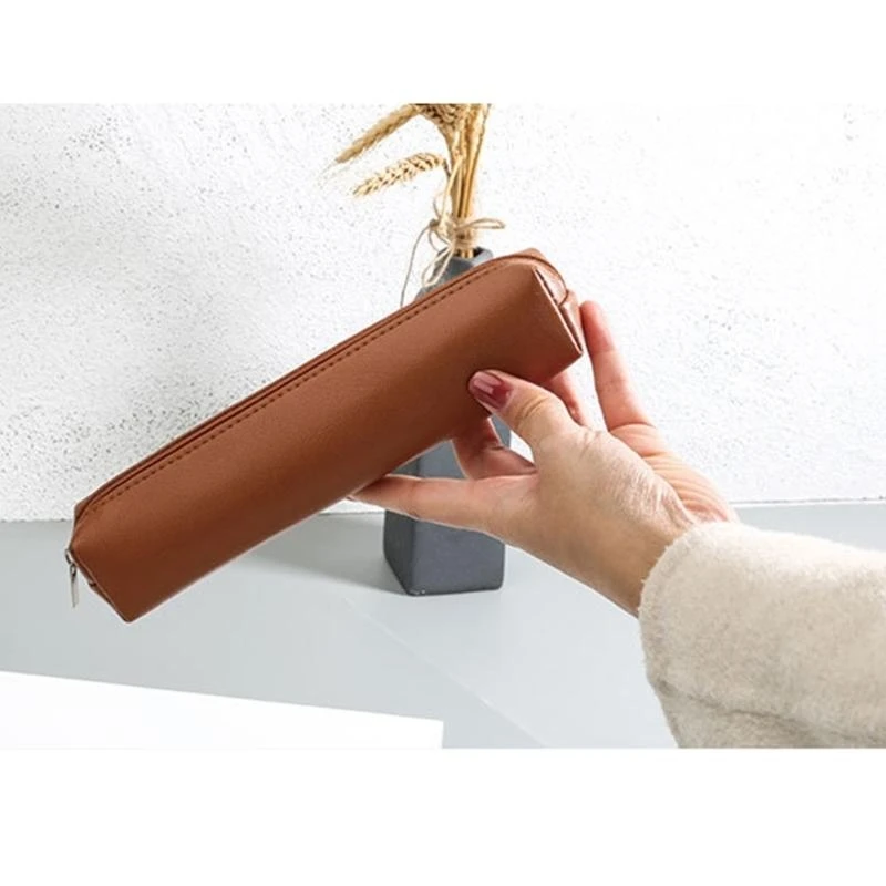 T5EA маленький карандаш корпус портативный держатель ручки коробка кожаный карандаш для перевозки ручки мешочки