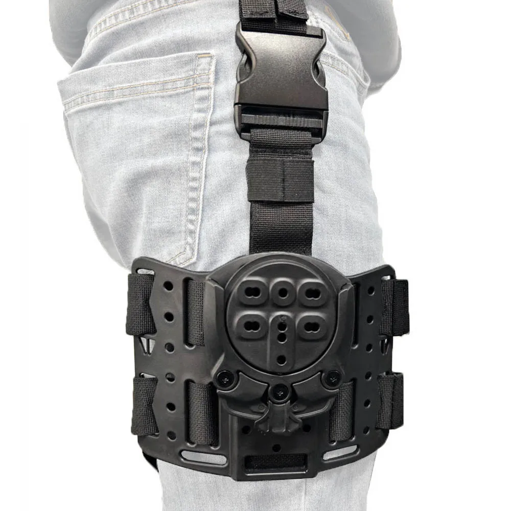 

Tactical Leg Gun Holster Platform 360 Degree Base Mount Adapter Quick Release Outdoor Hunting Shooting Airsoft Holster Equipment