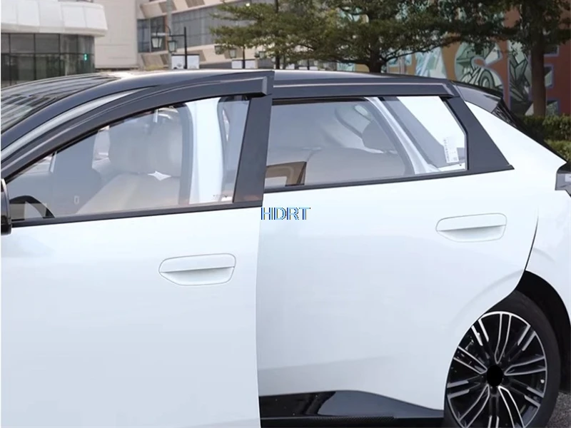 For Baic Arcfox T1 2025 + Car Styling Side Window Visor Rain Sun Shelter Vent Weather Shield Wind Deflector Cover Accessories