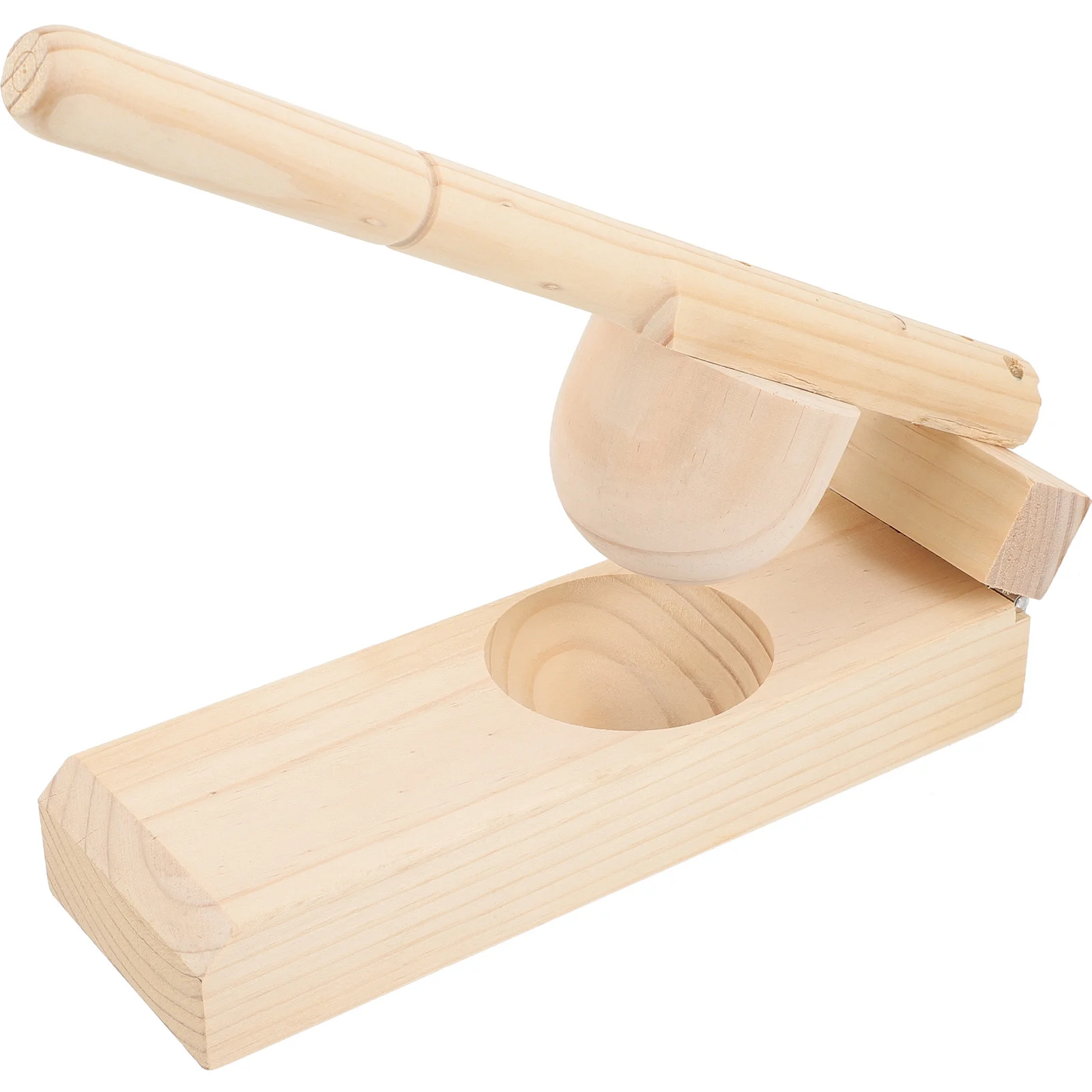 

Wood Rice Cake Dumpling Maker Press Dumpling Dough Presser Labor-Saving Press Tool Kitchen Gadget for Dumplings Empanadas