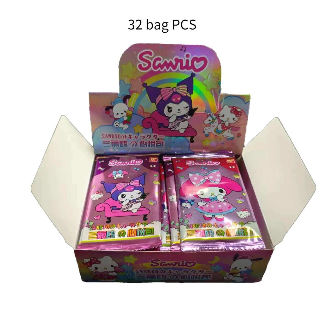 

2026* НОВИНКА! Горячая коллекция подарочных карточек Sanrio Creative для мальчиков и девочек: коробка с карточками персонажей для любителей анимации