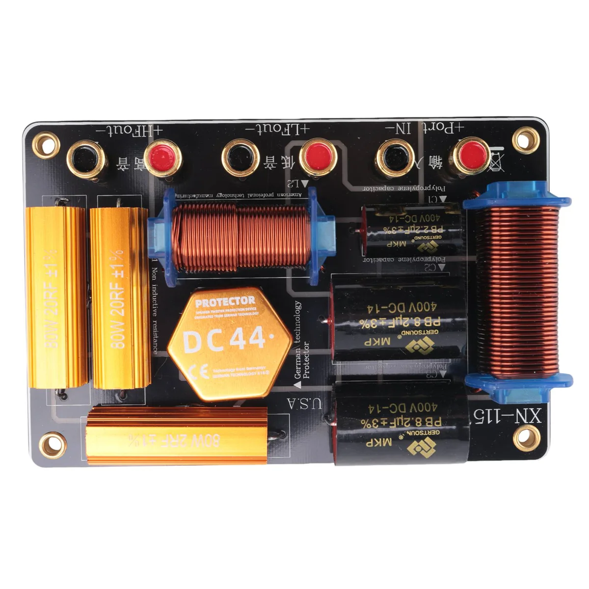 A49T 550W Audio Frequentieverdeler Tweeweg Luidspreker Crossover 15 12 Inch Stage Performance High Power Frequentieverdeler