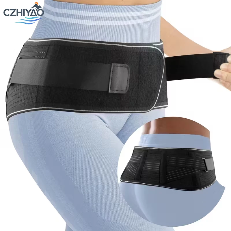 

CZHIYAO SI Joint Hip Belt-Lower Back Support Brace Adjustable for Men Women Trochanter Sciatica Pelvis Lumbar Hip Pain Relief