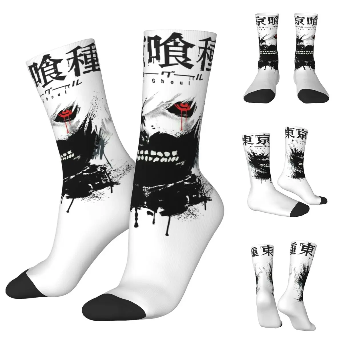 Anime Tokyo Ghoul Men Women Socks,fashion Beautiful printing Suitable for all seasons Dressing Gifts