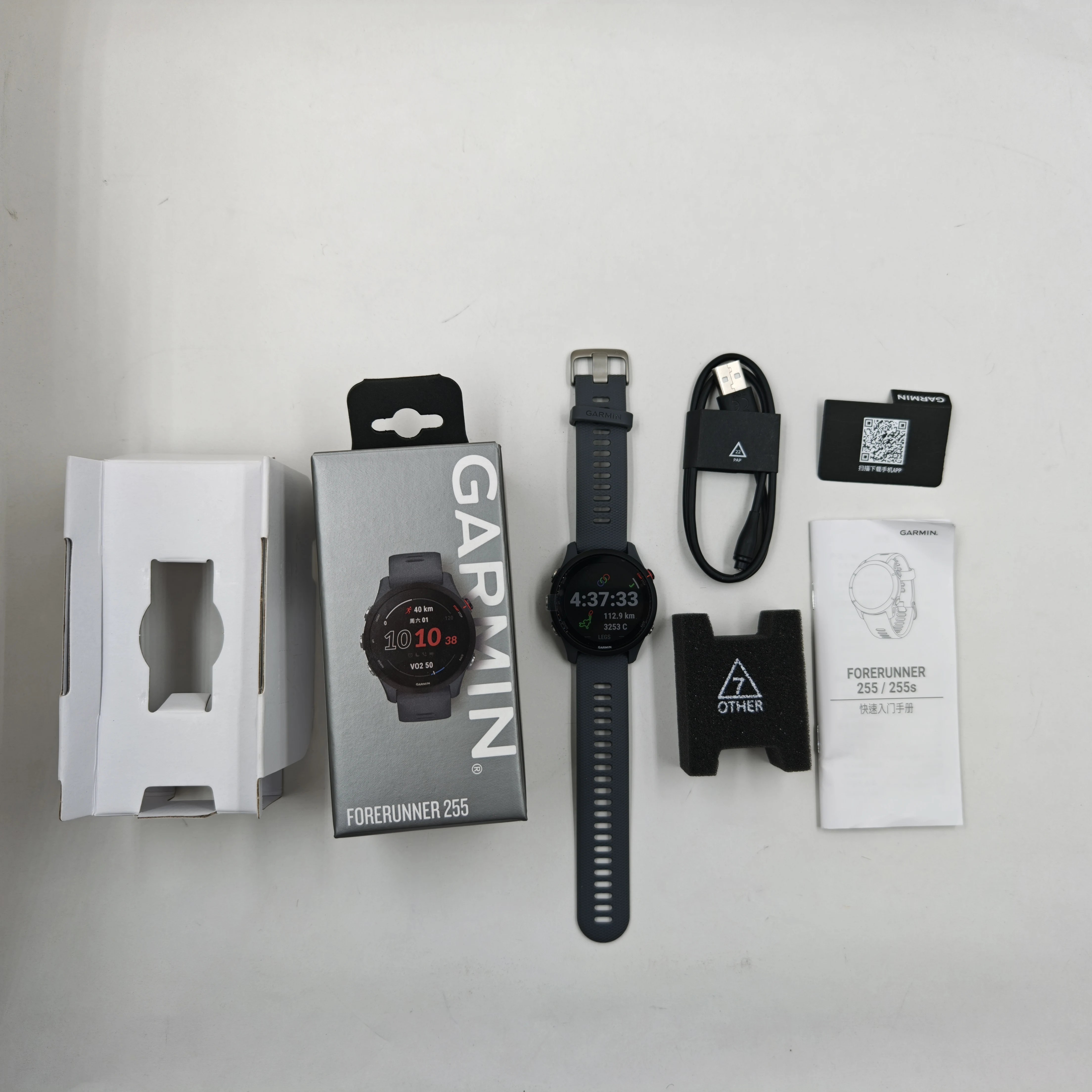 Garmin Forerunner 255 ساعة ذكية رياضية 46 ملم 1.3 بوصة شاشة ملونة 14 يومًا عمر البطارية 4 جيجابايت رام NFC بلوتوث واي فاي 5ATM مقاومة للماء #2