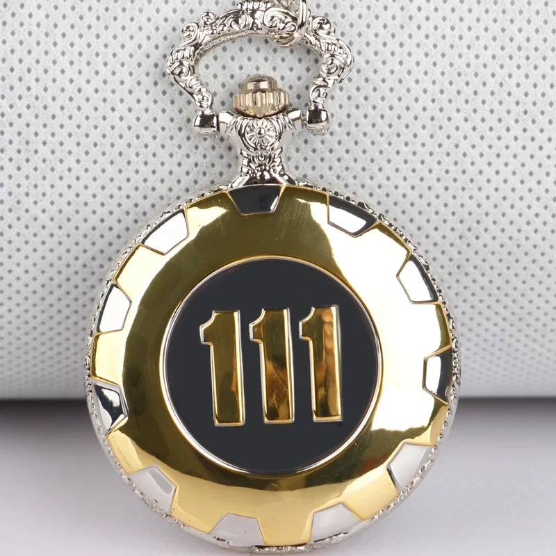 Retro Pocket Watch In Gold Silver With Number Element Necklace Pendant Religious Jewelry Gift For Men And Women