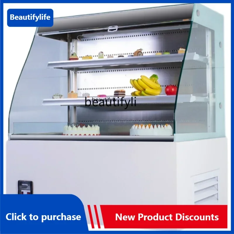 

Wind Screen Counter Sandwich Cabinet Open Cake Counter Refrigerated Display Cabinet Fresh Cabinet