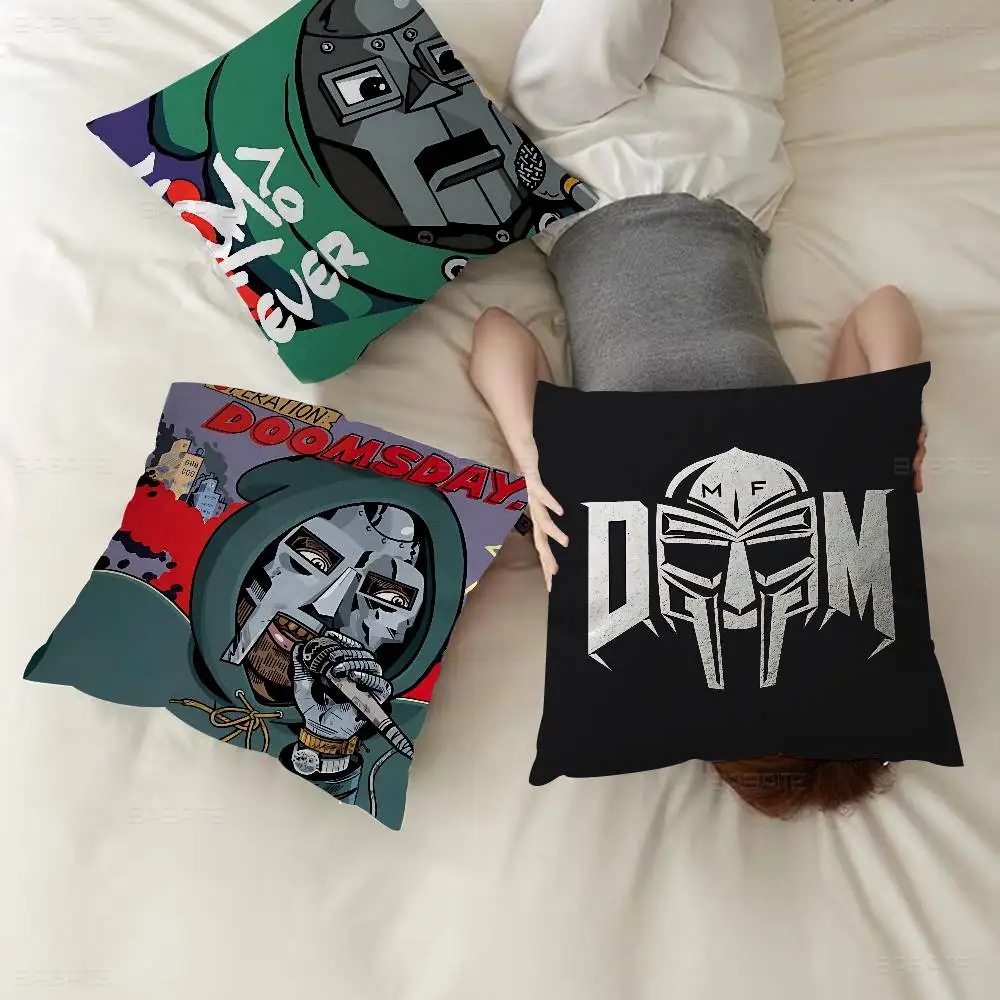 M-MF D-DoomS Decorative Room Aesthetics Pillow Case Home Decor Bedroom Sofa Bed Couch Pillow Cover 45x45