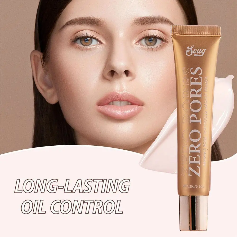 Professional Face Primer Moisturizing Oil-Control Foundation Invisible Fine Lines Base Makeup Brightening Facial Pore Smoot L4I4