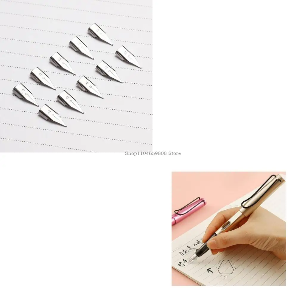 

5PCS/Pack Replacement Pen Nibs 0.38mm/0.5mm Office School Stationery Supplies