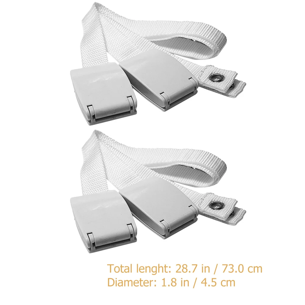2Pcs Anti Tip Furniture Strap Adjustable Anchor Chinlon ABS Durable 100kg Weight Bearing Snapping Design Easy Assembly