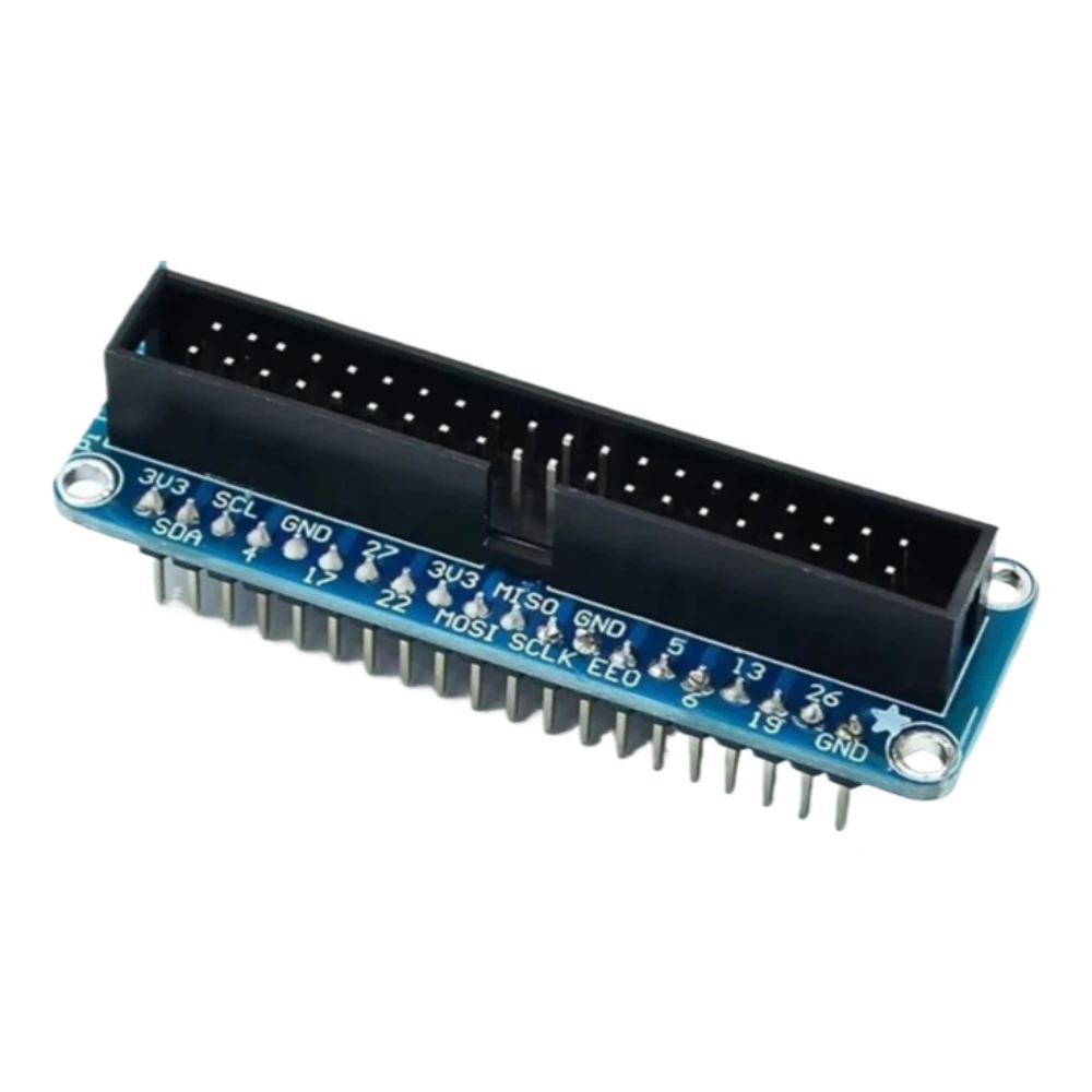 6pcs Raspberry Pi GPIO Breakout Board 40 Pin Connector to Breadboard Adapter for Pi 3B 4B Zero