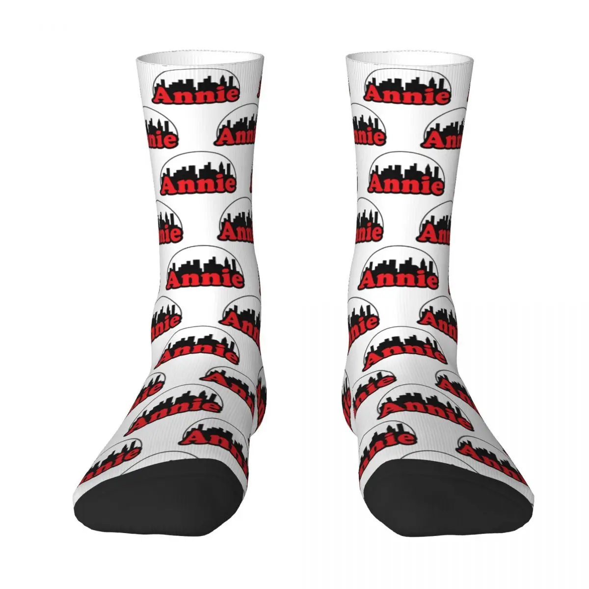 Annie Musical New York Skyline Chaussettes Harajuku, Bas Super Doux, Toutes Saisons, Chaussettes sulf, Accessoires pour Cadeaux Unisexe