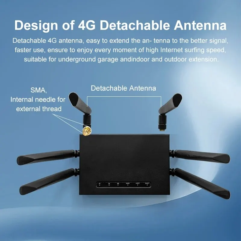 DBIT4G Wifi Router Industrial Grade LET Router Supports VPN Watchdog SIM Card 4G Broadband Automatic Switching