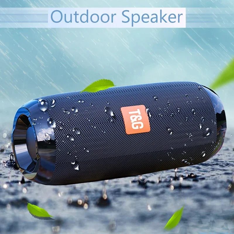 TG117 Portable Bluetooth Speaker Outdoor Wireless Woofer Free Call /FM/TF Card/USB Flash Drive Connect Mobile Phone/Tablet/TV view 5