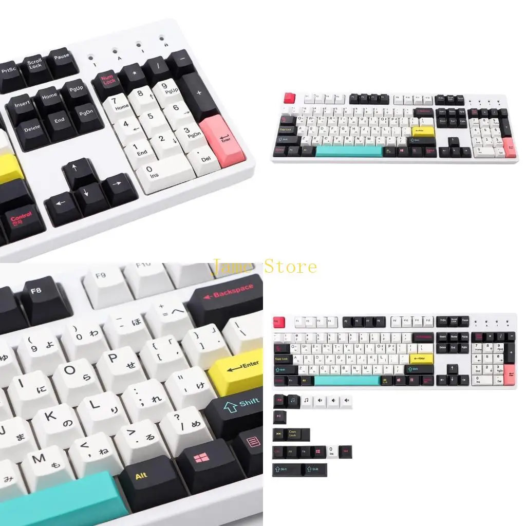 

LX0B GMK Color Future Funks 121 for Key Cherry Dye Sub Five Side Sublimation GK61