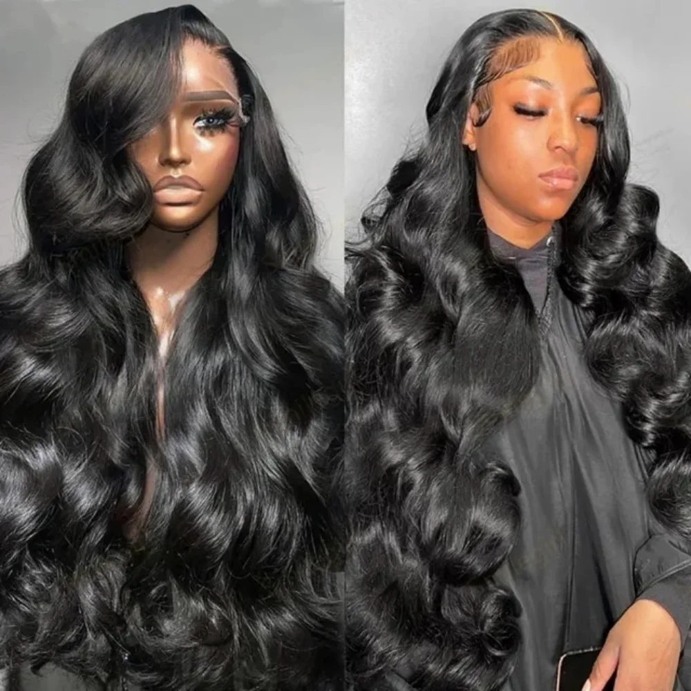 40 Inch 13X6 Lace Front Human Hair Wig Body Wave Human Hair Wigs Brazilian 13X4 Hd Transparent Lace Frontal Wig For Black Women