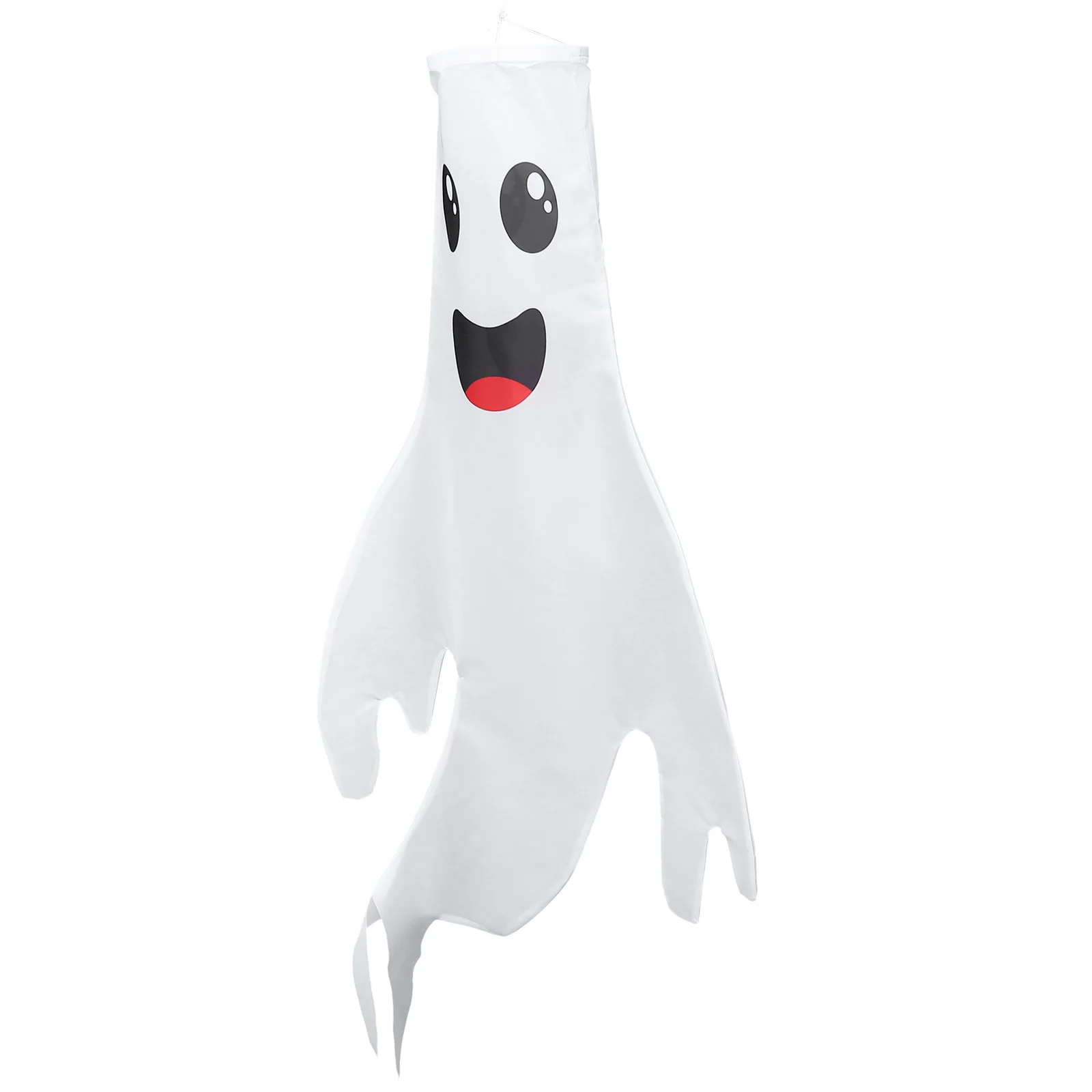 

1pc Ghost Flag Halloween Decoration Spook Hanging Durable Polyester Halloween Windsock Decorative Windsock Hanging Flag Prop