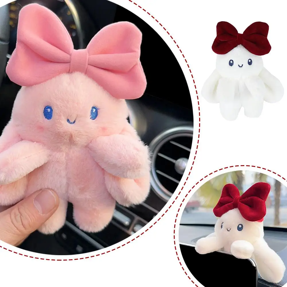 

Car ornaments 2025 new cartoon creative cute decompression long girl rabbit ear console center cute car decoration I8D6