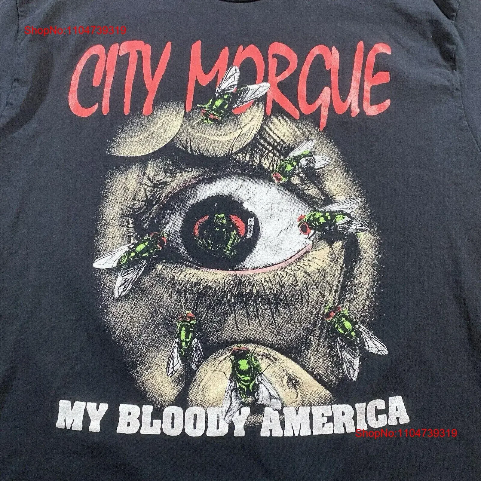 

City Morgue My Bloody America Tour Cotton T shirt All Sizes ZL930 vintage Washed Casual homme Comfortable Slightly Unisex