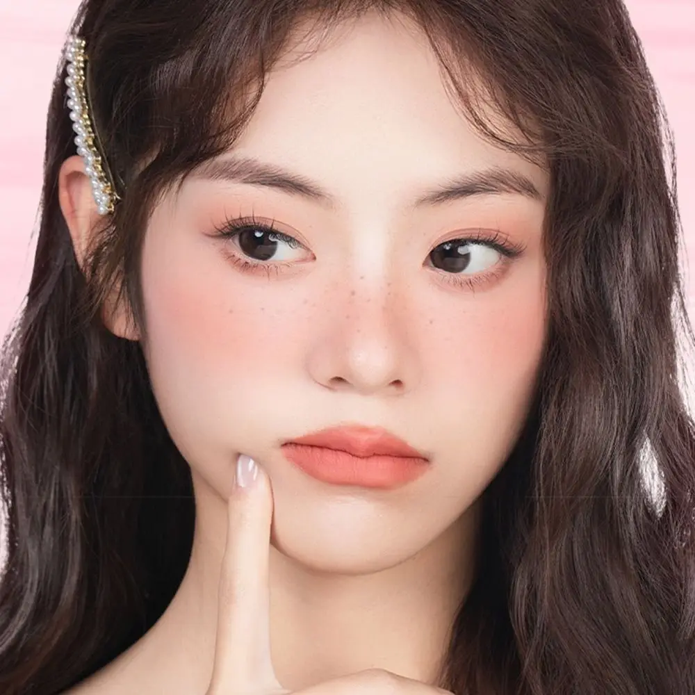 أحمر الخدود السائل المحمول الجديد غير اللامع كريم أحمر الخدود المرطب يدوم طويلاً لتعزيز الألوان ومكياج الوجه #4