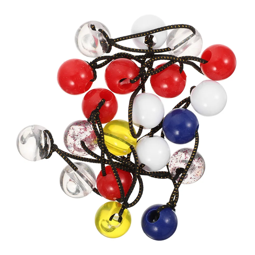 

20Pcs Elastic Hair Rope Double Ball Ponytail Holders for Chic Hair Ties Daily Wear Gift Set Elastic Ponytail Holder