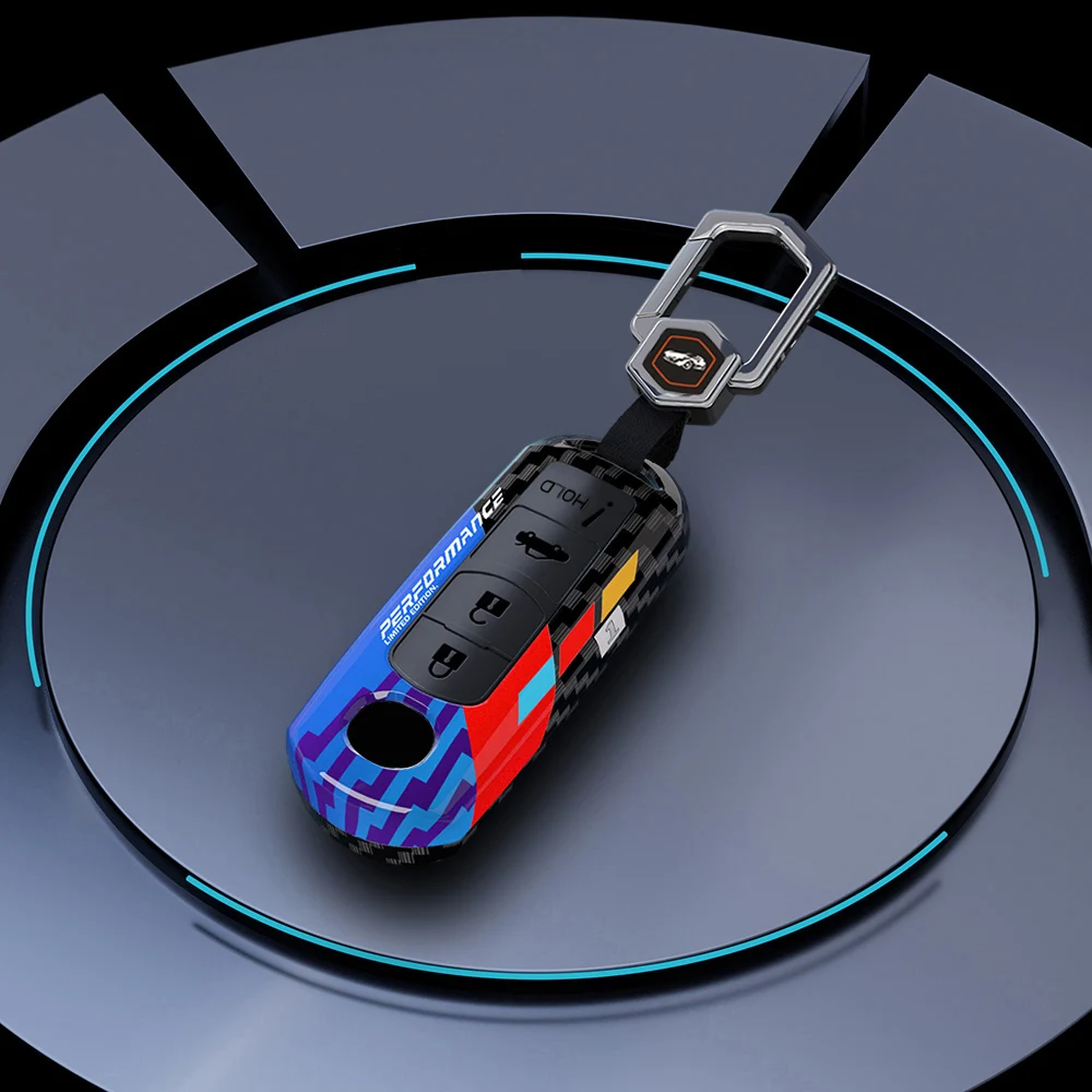 Nowa osłona kluczyka samochodowego ABS do Mazdy 2 3 6 Atenza Axela Demio CX-5 CX5 CX-3 CX7 CX-9 2015 2016 2017 2018 2019